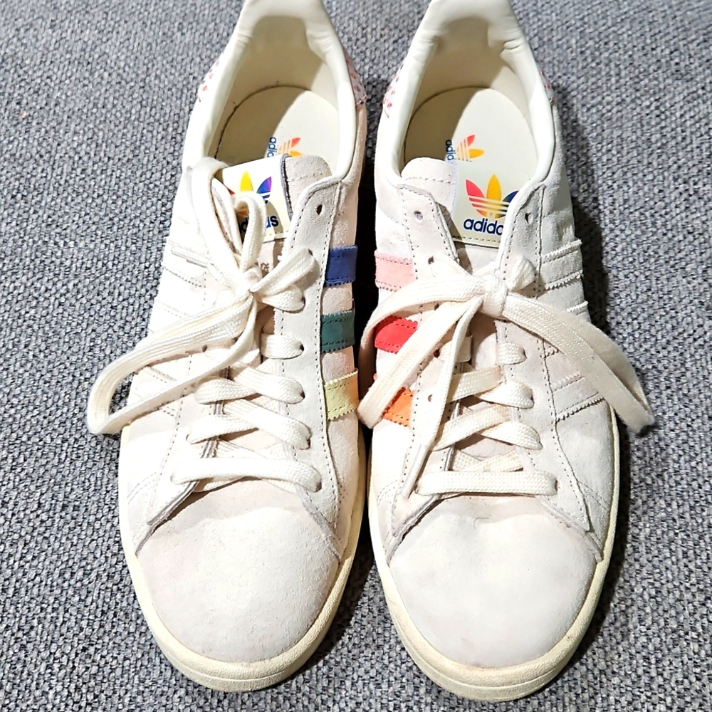 Adidas Originals Campus Pride Rainbow Trainers | Men’s Size 8